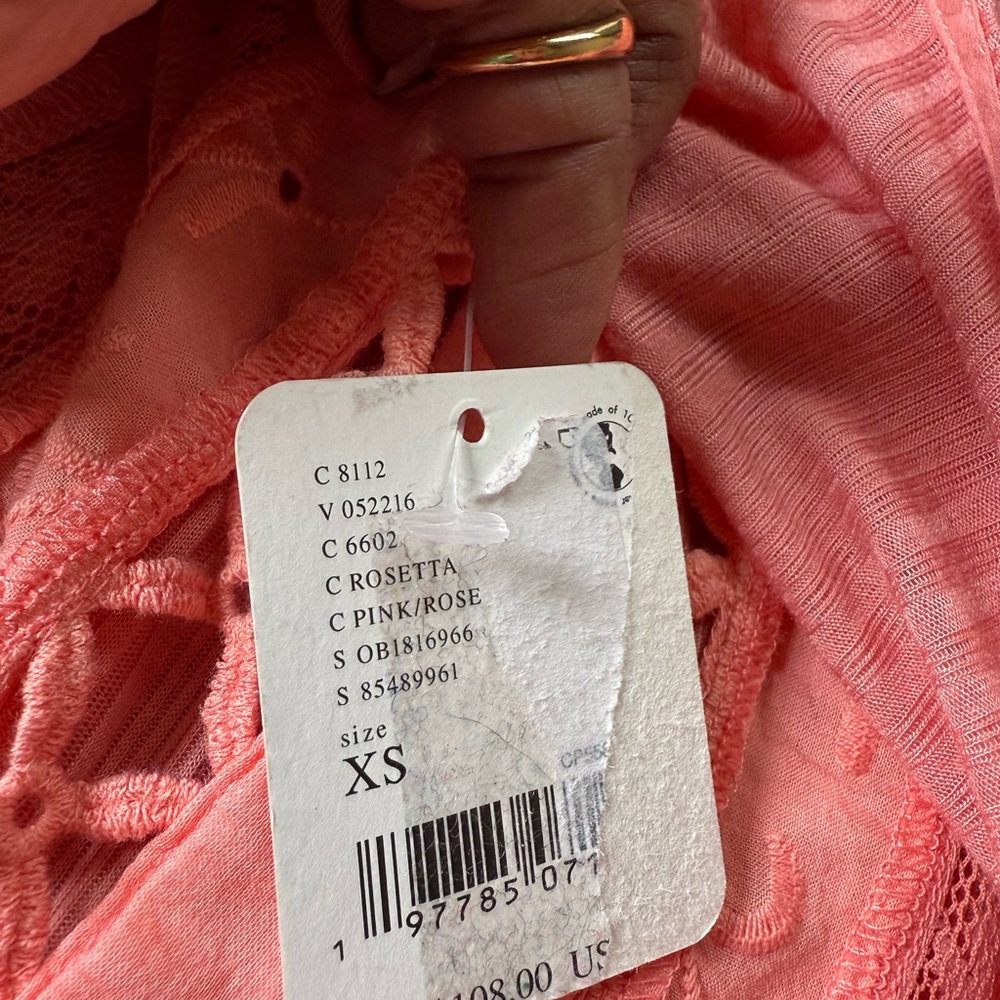 Free People Women's Top Pretty Please Tunic NWT Size XS - Picture 8 of 11